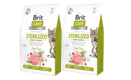 BRIT Care Cat Grain-Free Sterilized Immunity Support 2x7kg