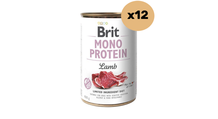 Brit mono protein lamb 12x400g