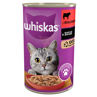 WHISKAS Adult beef 400g